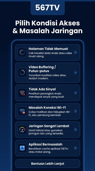 Tampilan link alternatif 567tv