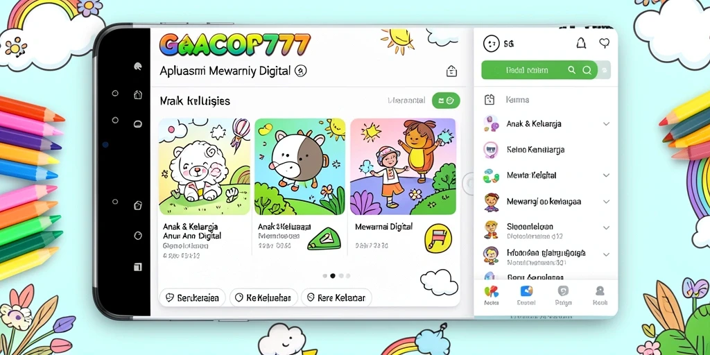 Antarmuka GACOR777 yang cerah dan menyenangkan untuk anak-anak.