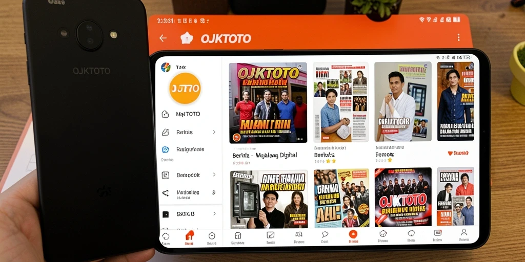 Tampilan antarmuka OJKTOTO yang modern dan fungsional.