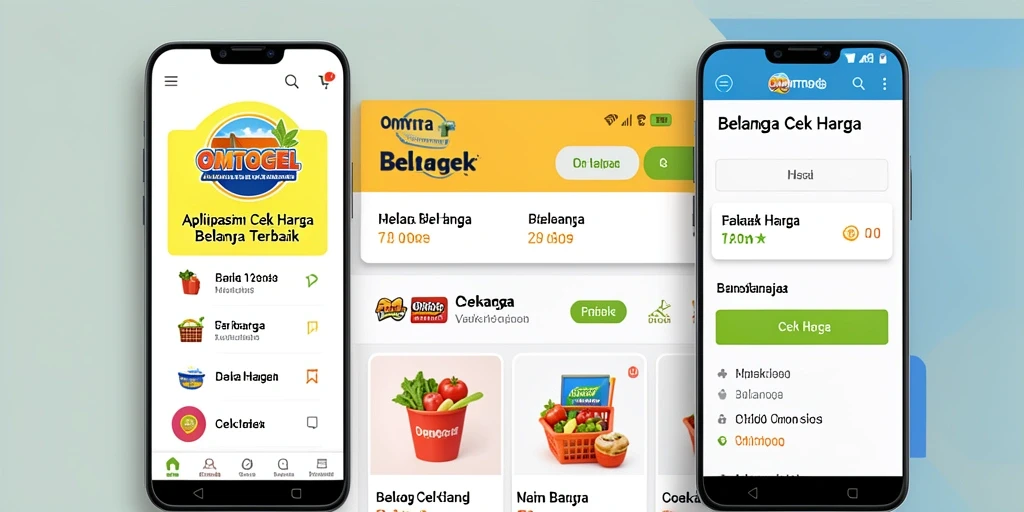 Tampilan antarmuka OMTOGEL untuk fitur Cek Harga yang informatif.